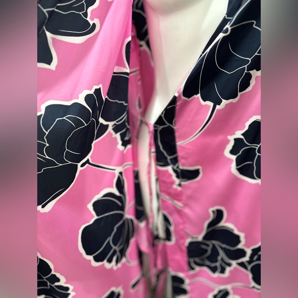 New Stars Above Silk Floral Printed Robe M/L and Chemise Gown M Bundle - Picture 6 of 11